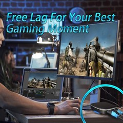 4k Gaming Video Capture Card – HDMI to USB 3.0 Type C, 4K @60 Input, 1080P 60…
