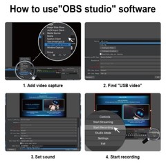 4K HDMI To USB 3.0 2.0 Audio Video Capture Card 1080p 60fps Game Live Streaming