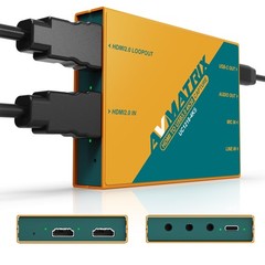 SDI/HDMI to USB3.0 Video External Capture Card for Streaming, Uncompressed (Y…