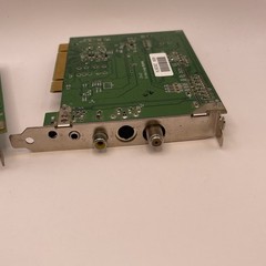 Lot OF 2/PCI SLOT/ TV TUNERS/COAX./ RED,WHITE/S VIDEO IN CARDS/ UNTESTED PARTS