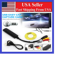 VHS to DVD Converter Easycap USB Audio Video Capture Recorder Analog to Digital