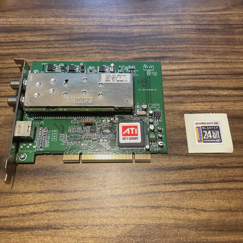 Phillips FM1236/F TV Tuner & Video Card 3139 147 20231D