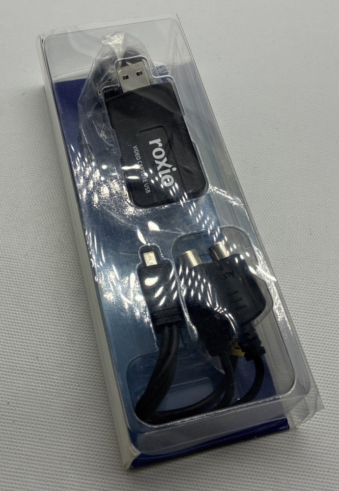Roxio Video Capture USB UB315-E Adapter VHS VCR to Digital transfer