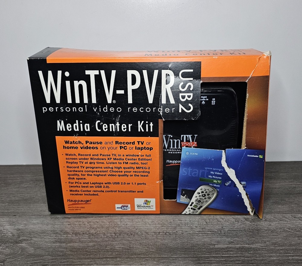 Hauppauge WIN TV WinTV-PVR USB2 Model 99016 Personal Video Recorder System