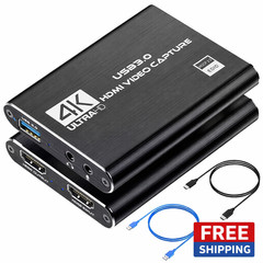4K 1080P 60FPS HDMI to USB 3.0 Video Capture Card For PS4/PC/OBS Nintendo Switch