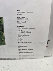 Hauppauge WinTV WinTV-HVR-1800 NTSC TV Tuner Card 78521 LF NIB RARE HTF