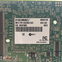 Matrox O10G5MDBCL* Odyssey XCL Ver 408 Frame Grabber Card PCI-X, 2x Camera, 1GHz