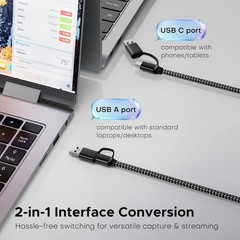Video Capture Card, HDMI to USB 3.0 Capture Card for Streaming, 1080P 60FPS H…