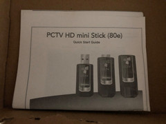 Pinnacle PCTV 80e HD Mini Stick PC with/ remote and drive CD – Works