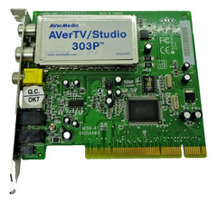 AVerMedia AVerTV/Studio 303P PCI TV CARD TV AUDIO #GK13893