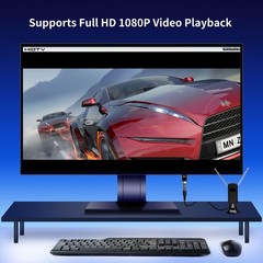 USB TV Tuner Card Antenna – HD Digital External HDTV Adapter for PC, Laptop, And
