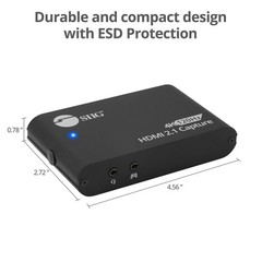 SIIG 4K120Hz HDMI 2.1 Capture Device for Gaming and Streaming, 4K60Hz Capture