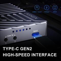 2 Channel HDMI Video Capture Card,4K30 Input Video Broadcast Game Live Stream…