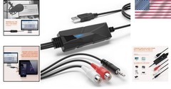 Compact USB Audio Capture Card: Convert Tapes to Digital MP3 on Any Device
