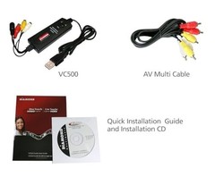 VHS & Camcorder to Digital Video Converter, One Touch, Windows 11/10 Compatible