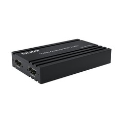 4K@60Hz HDMI Video Capture Card with Audio Mixing – HDCP 2.2/HDR10 Support, U…