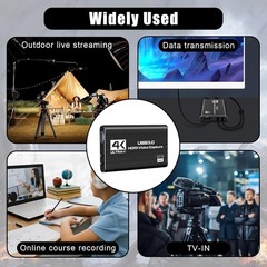 4K Audio Video Capture Card USB 3.0 HDMI Video Capture Device Full LOT Recording