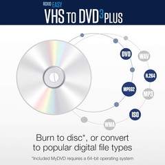 Roxio Easy VHS to DVD 3 Plus Video Converter with USB Capture Device