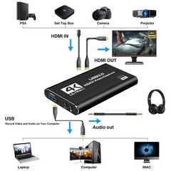 4K Audio Video Capture Card HDMI Video Capture Device Full HD Recording USB 3.0