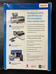 New/OPEN BOX Roxio Easy VHS to DVD Converter For VHS Tapes Hi8 Video8 Windows
