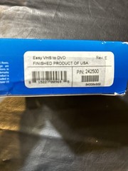 New/OPEN BOX Roxio Easy VHS to DVD Converter For VHS Tapes Hi8 Video8 Windows