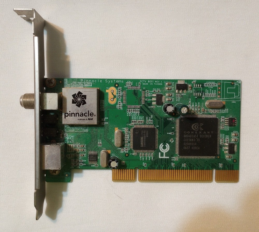 Pinnacle Systems PCTV 800i – Video Capture/TV Tuner PCI Card