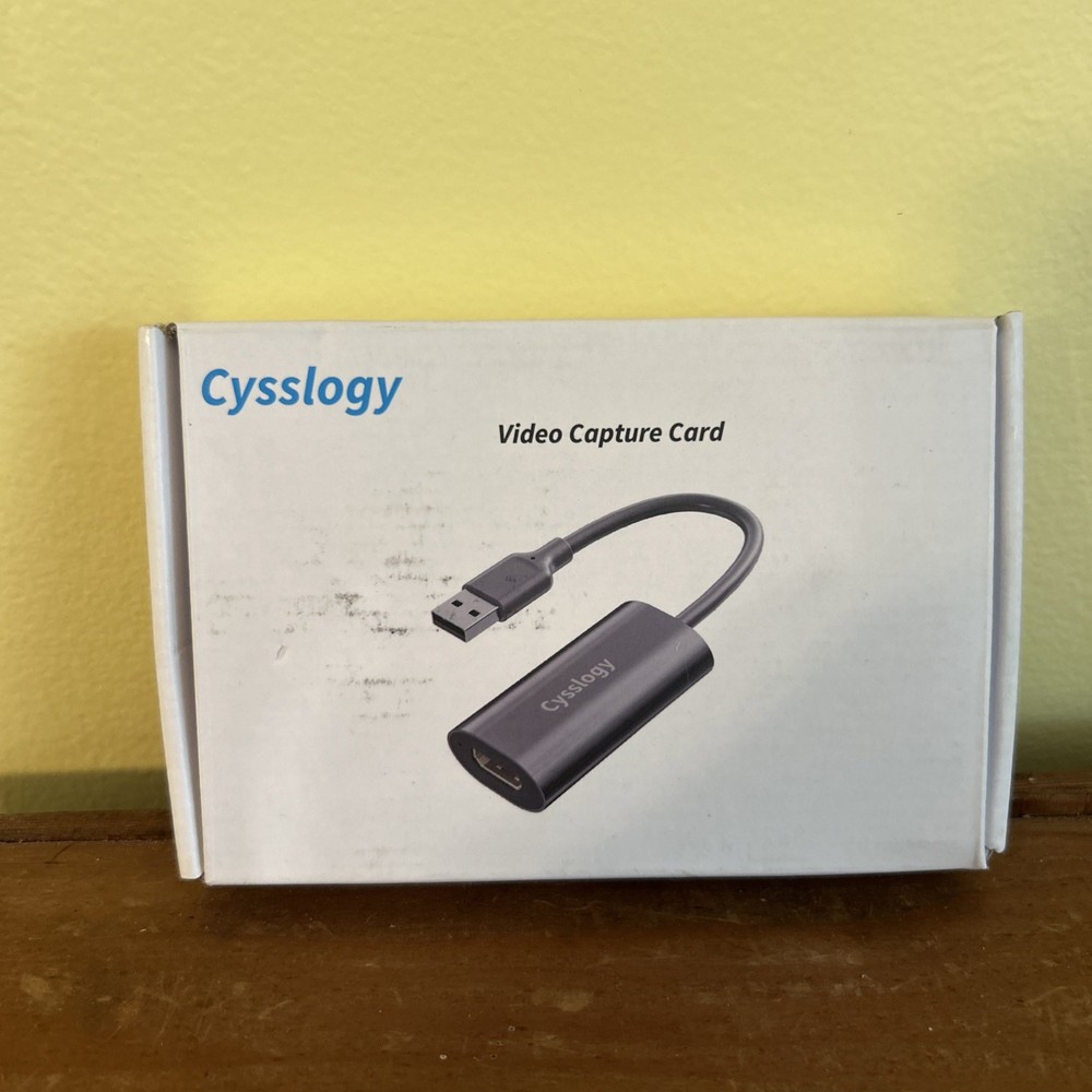 Cysslogy Video Capture Card Open Box! HDMI to USB