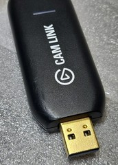 Elgato Cam Link 4K (Model 20GAM9901) Standard Compact USB Video-Capture Adapter