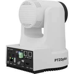 PTZOptics Move 4K PTZ Camera with 20x Zoom (White) (PT20X-4K-WH-G3) + PT-JOY-G4