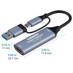 USB 3.0 2.0 Video Capture Card HDMI-compatiblet