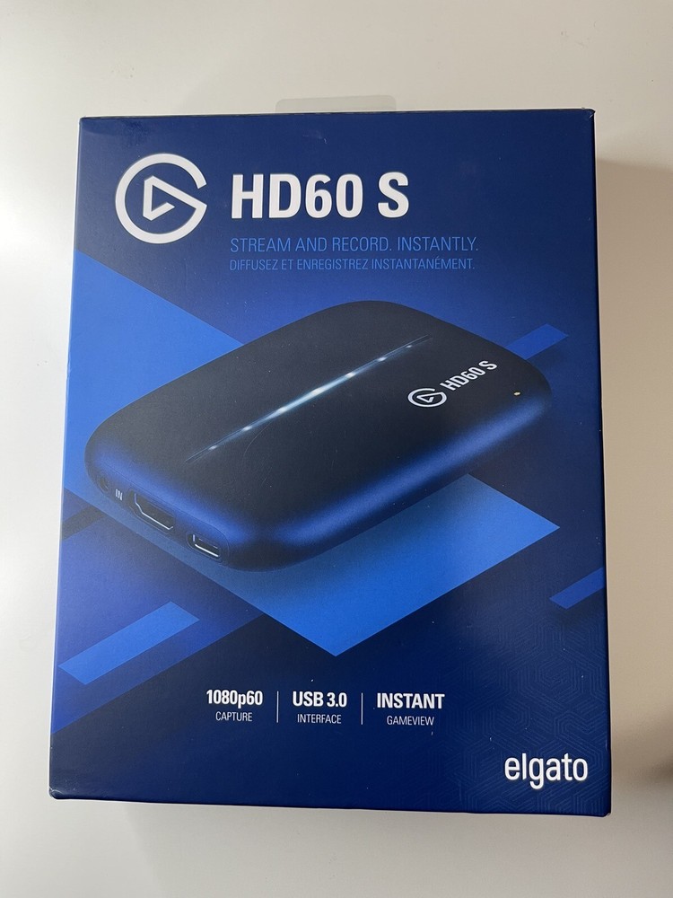 Elgato HD60 S Game Capture Card – Black (1GC109901004)