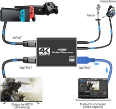 Universal Compatibility USB Capture Card – Real-time Preview