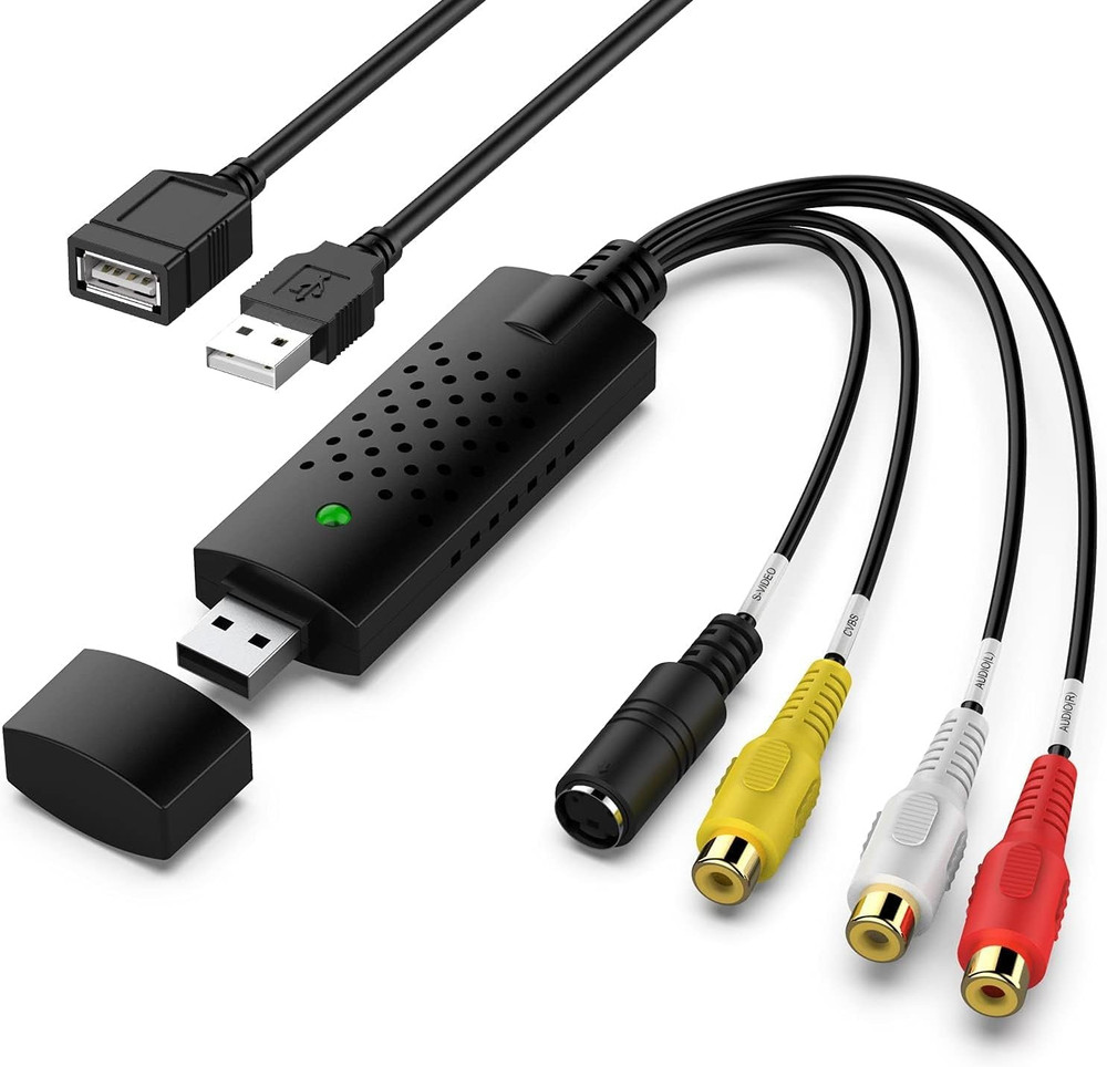 Capture Card, USB Video Capture Card Device, Audio Video Converter Grabber