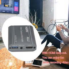 4K HDMI To USB 3.0 2.0 Audio Video Capture Card 1080p 60fps Game Live Streaming