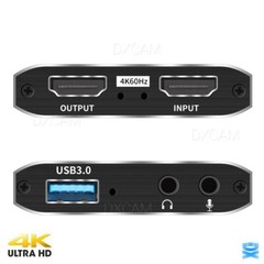 4K Capture Card Audio Video USB 3.0 HDMI Video Capture Device Full HD Recording