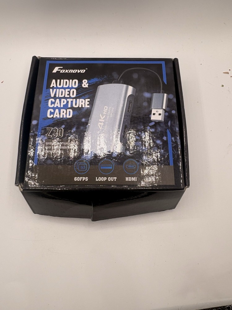 HDMI Audio Video Capture Card Foxnovo Game Capture Card HDMI to USB