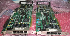 2x NMS QUAD PCI Cards P/N: 5376 (1 w/MVIP Buss Adaptor)