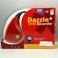 Dazzle DVD Recorder DVC100 Red Video Capture Device 2006 Pinnacle Sys OPEN BOX