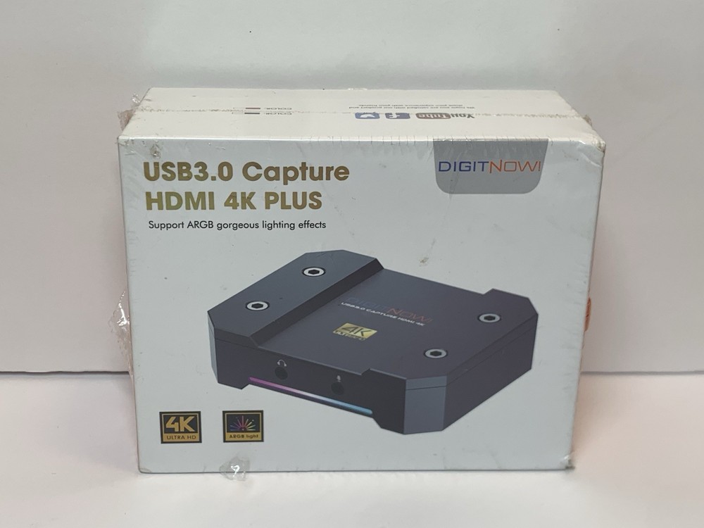 DIGITNOW USB3.0 HDMI Capture HDMI 4K Plus Video Capture Card ~ NEW & Sealed