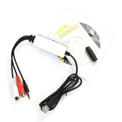 EzCAP 3.5mm RCA to USB 2.0 Audio Capture Converter Adapter for XP Vista CD mp3