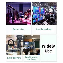 4K 4 CH HDMI Video Switcher Camera Live Streaming Station Video Record Capture