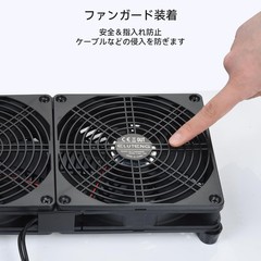 KEYNICE USB Cooling Fan 14cm 1500RPM 3-Speed Quiet PC Router Cooler
