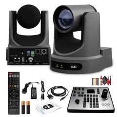 PTZOptics Move SE PTZ Camera with 20x Optical Zoom (Gray) (PT20X-SE-GY-G3) +