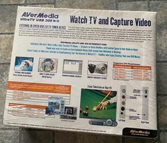 AverMedia Ultra TV USB 350 PVR TV Tuner Record To DVD-Turn PC Into a TV