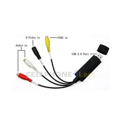 USB 2.0 Video Easycap TV DVD VHS Capture Card Audio AV For PS3 DVD PC