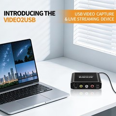 Video to USB Audio Video Capture with HDMI Output,VHS to Digital Converter-In…