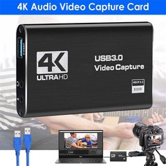 New 4K Audio Video Capture Card For USB 3.0 Video Capture Device Full HD116Ih