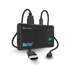 RecDual Dongle, Mini Standalone Dual-Input 1080p@60fps Video Recorder with 4K…