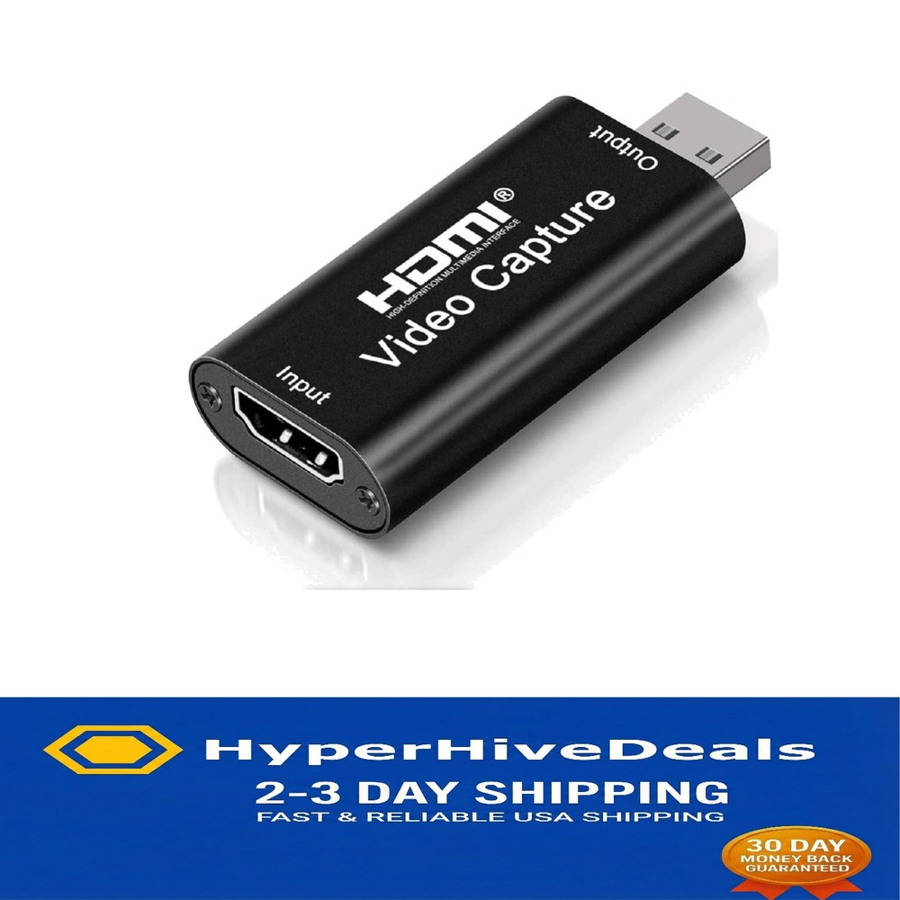 1080P USB Capture Card – Versatile 4K HDMI Adapter for Gamers & Educators