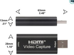 Effortless 4K HDMI Video Capture Device – Perfect for Streaming & Education